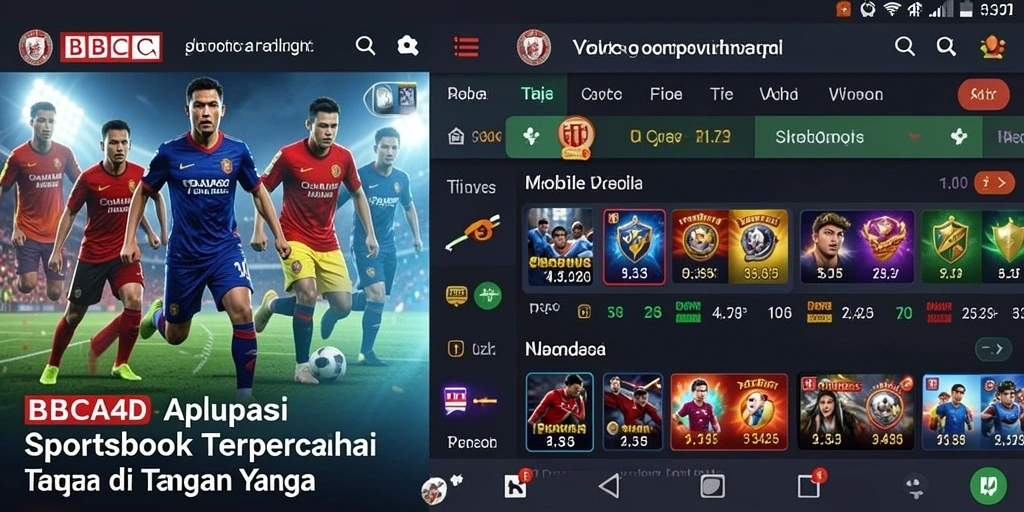 Screenshot menunjukkan tampilan antarmuka BBCA4D saat permainan berlangsung.
