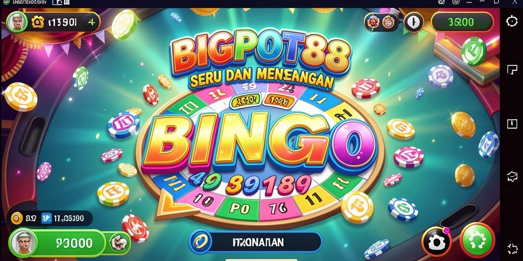 Gameplay seru Bingo di aplikasi BIGPOT88.