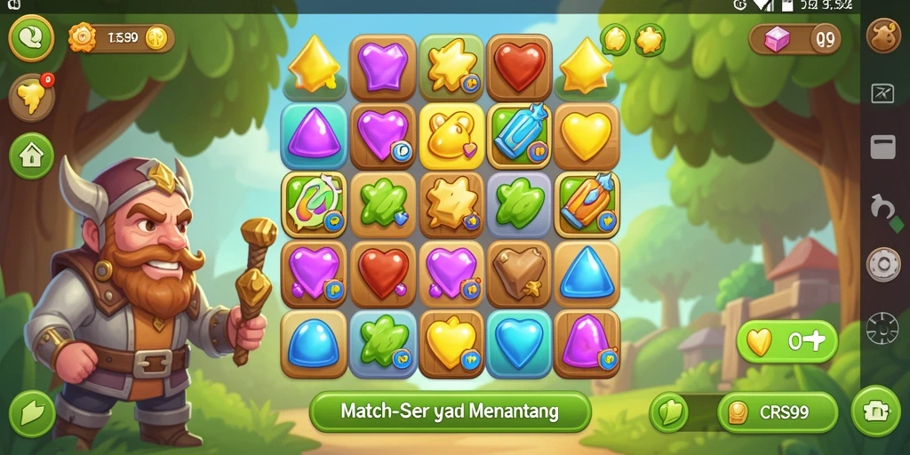 Tampilan gameplay <strong>CRS99</strong> yang seru dan berwarna.