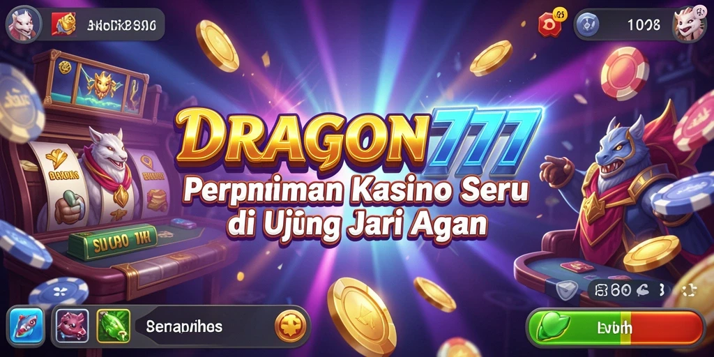 Tampilan gameplay Kasino yang mengasyikkan di DRAGON777.