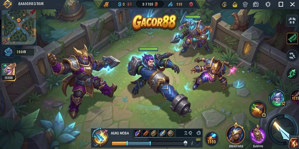 Tampilan epic dari gameplay GACOR88 dengan aksi seru.