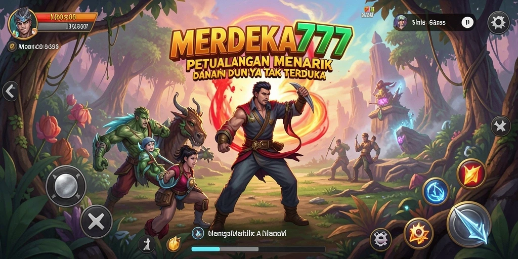 Tangkapan layar yang memperlihatkan gameplay petualangan yang mendebarkan.
