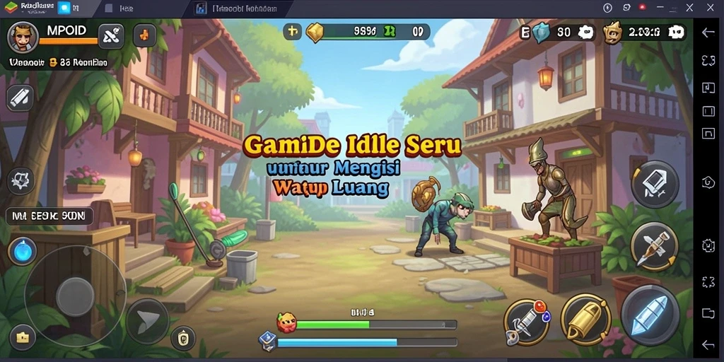 Tampilan menarik dari gameplay Idle MPOID yang mengasyikkan.