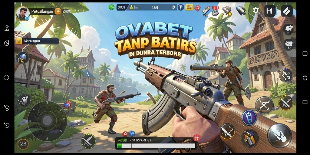 Screenshot menunjukkan petualangan seru di dunia terbuka OVABET.