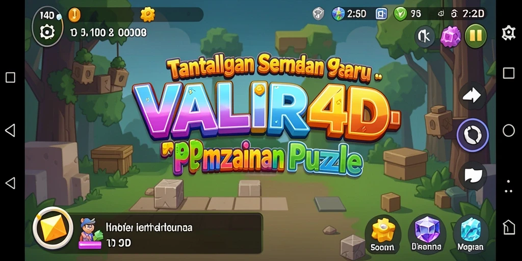 Gameplay VALIR4D yang seru dan menantang dalam setiap level.