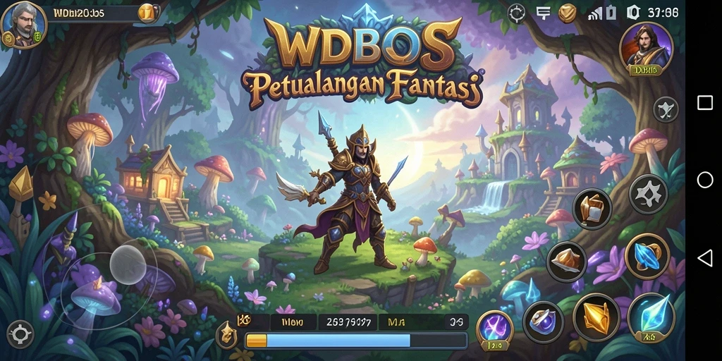 Screenshot gameplay menampilkan aksi pertarungan yang mendebarkan di WDBOS.